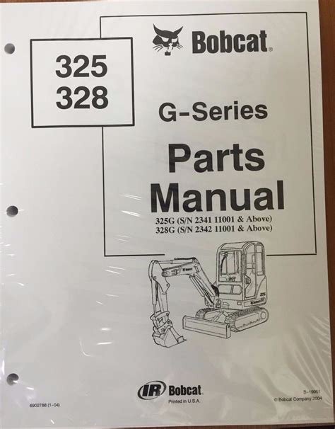 bobcat 325 parts catalog